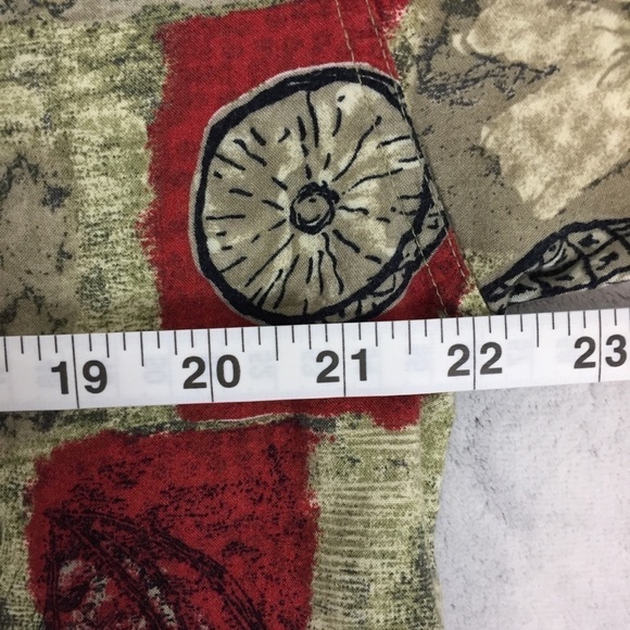 Vintage Hawaiian Shirt Mens XL Rayon Pineapple Watermelon Flowers Relaxed Fit - Picture 6 of 8